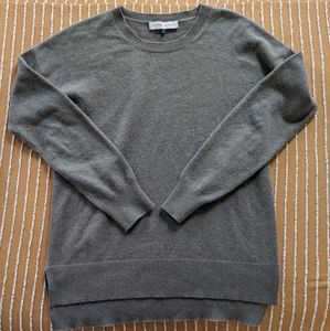 Pure Navy Cashmere Crew Sweater